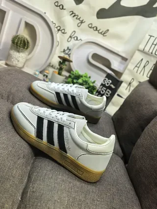 Adidas Spezial Tênis Lifestyle Brancas Pretas Gum 7