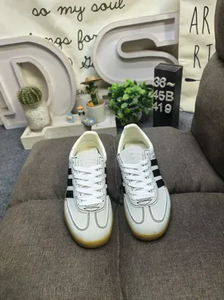 Adidas Spezial Tênis Lifestyle Brancas Pretas Gum 10