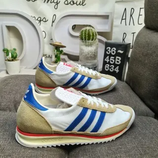Adidas Spezial أبيض أزرق بيج أحمر لايف ستايل سينيكرز