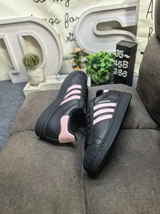 Adidas Superstar Chaussures lifestyle noir et rose 6
