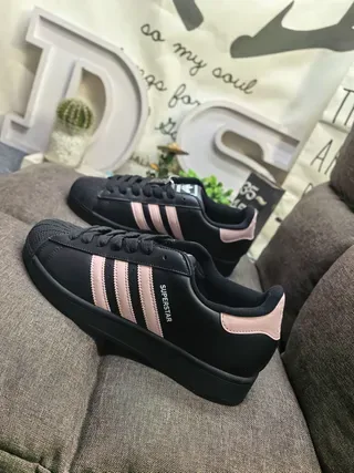 Adidas Superstar Chaussures lifestyle noir et rose 7