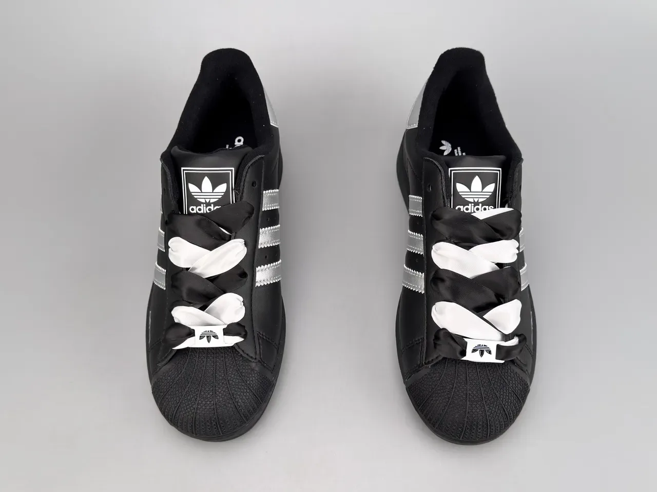 Adidas Superstar Black Silver Hello Kitty Lifestyle Sneakers 9