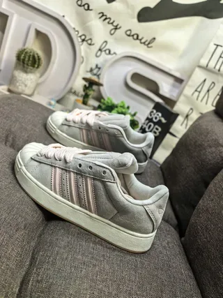 Adidas Superstar Gray Suede Shell-Toe Lifestyle Sneakers 7