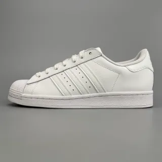 Adidas Superstar أحادي اللون أبيض حذاء أسلوب الحياة
