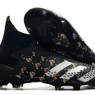 Adidas X Speedportal 黑色金色 Monogram 草地足球鞋