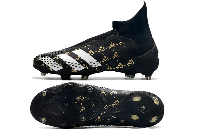 Adidas X Speedportal Black Gold Monogram Firm-Ground Soccer Shoes 2
