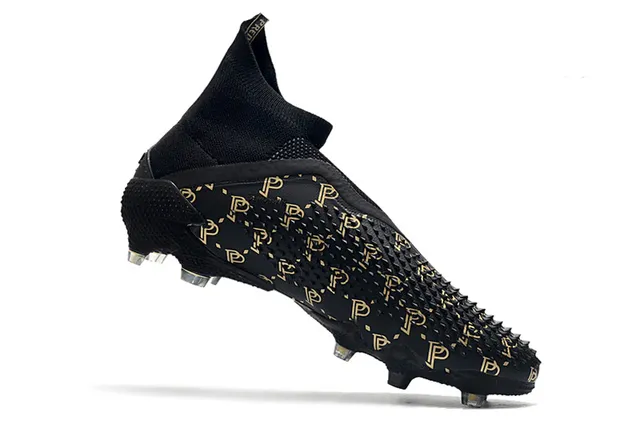Adidas X Speedportal Black Gold Monogram Firm-Ground Soccer Shoes 3
