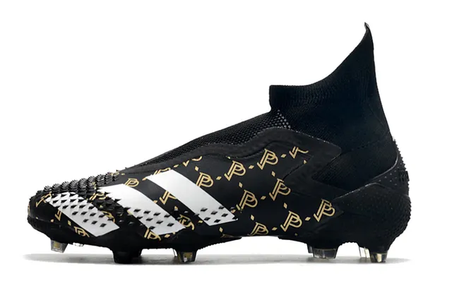 Adidas X Speedportal Black Gold Monogram Firm-Ground Soccer Shoes 5