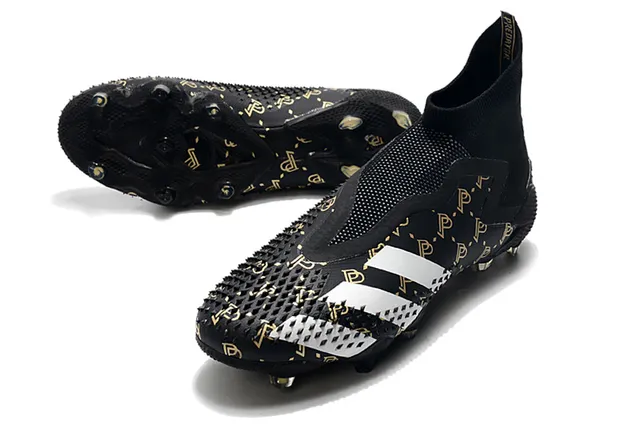 Adidas X Speedportal Black Gold Monogram Firm-Ground Soccer Shoes 6