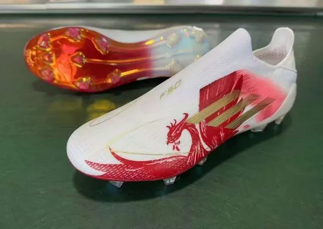 Adidas X Speedportal Motivo Dragão Terra firme Sapatos de futebol 7