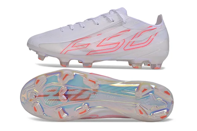 Adidas X Speedportal Translucent White Red Firm-Ground Soccer Shoes 6