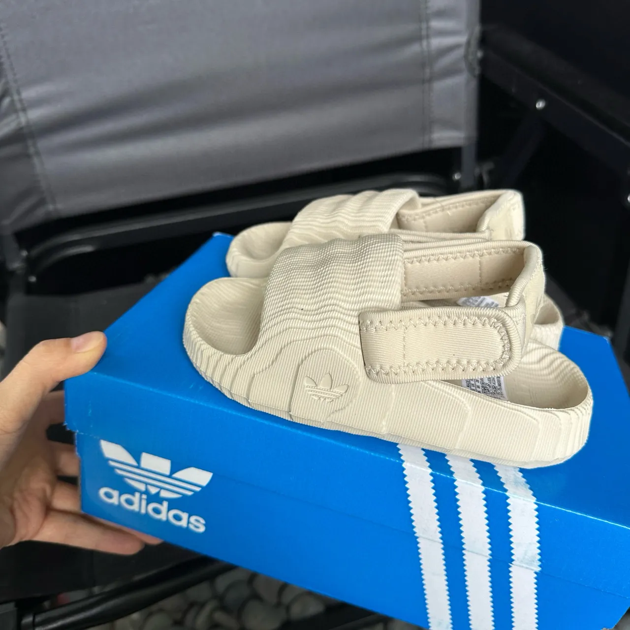 Adidas Yeezy Slide Haze Blue Kids Slippers 10