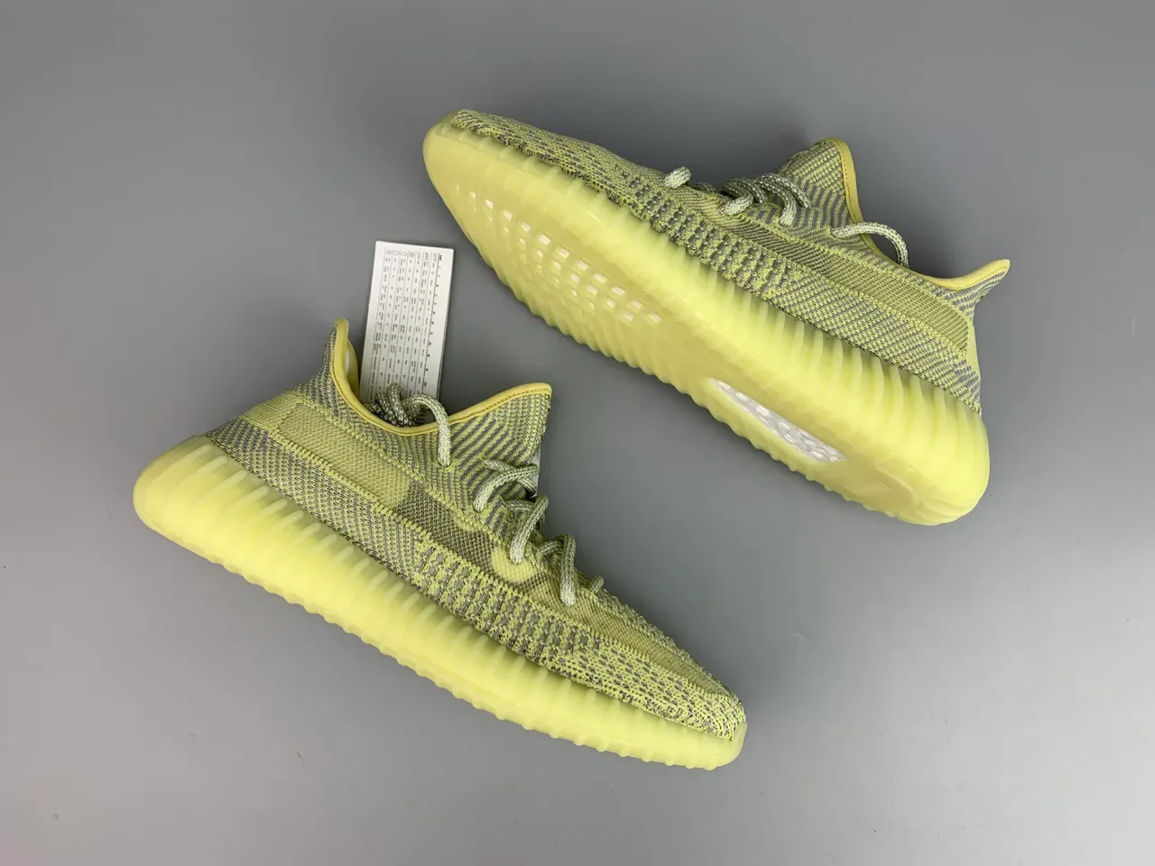 Adidas Sneakers Lifestyle Jaune Gris Knit Ribbed Boost Midsole 9