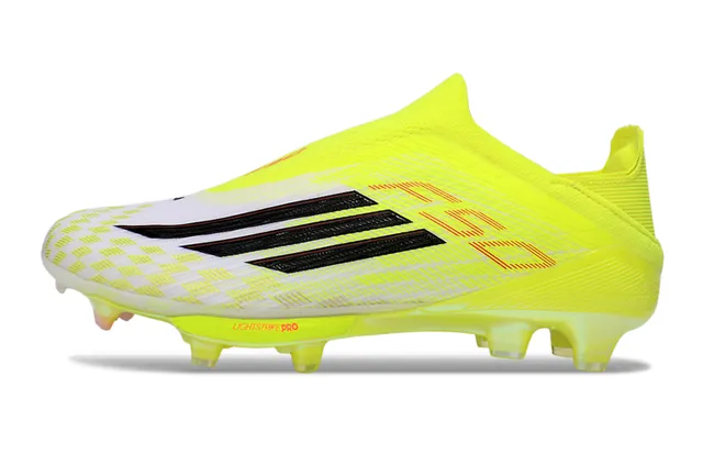 Adidas Amarelo Branco Baixo Ajuste Meia Superior Neón Sintético Tricô Solo Firme Sapatos de Futebol 8