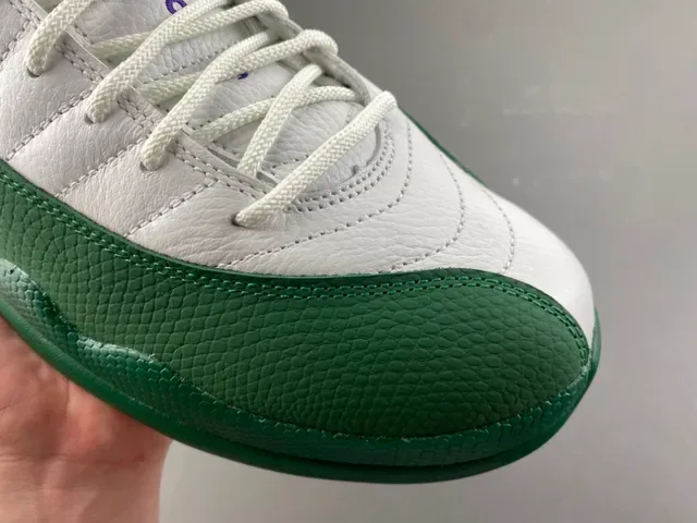 Air Jordan 12 সাদা সবুজ বাস্কেটবল জুতা 2