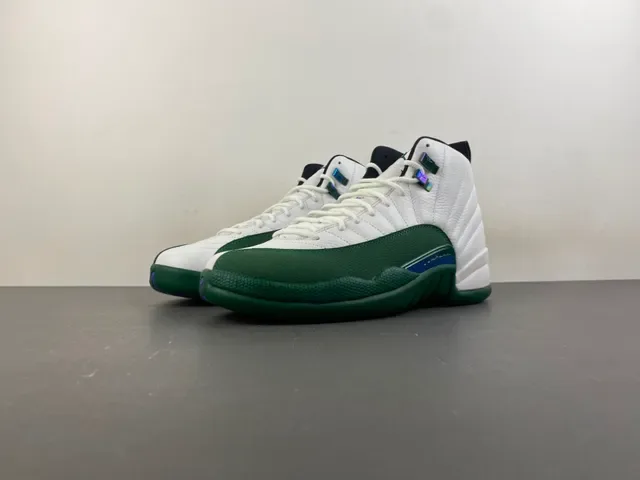 Air Jordan 12 সাদা সবুজ বাস্কেটবল জুতা 11