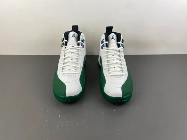 Air Jordan 12 সাদা সবুজ বাস্কেটবল জুতা 12
