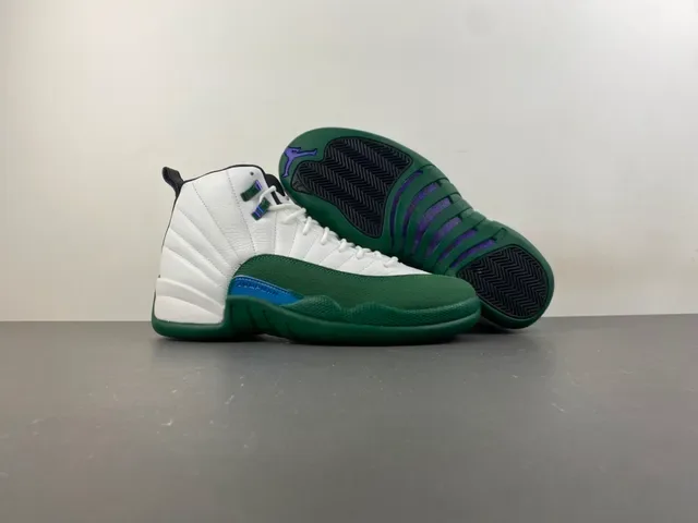Air Jordan 12 সাদা সবুজ বাস্কেটবল জুতা 13