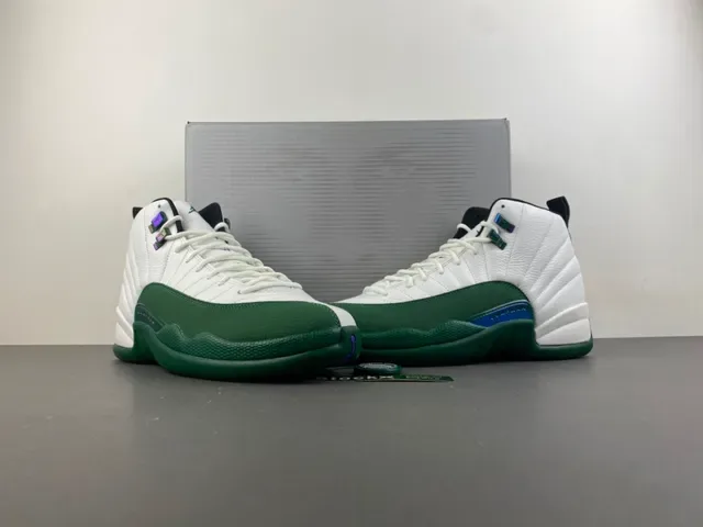Air Jordan 12 সাদা সবুজ বাস্কেটবল জুতা 14