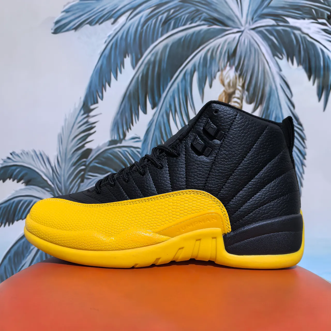 Zapatillas de baloncesto Air Jordan 12 de piel de serpiente blanco y morado 6