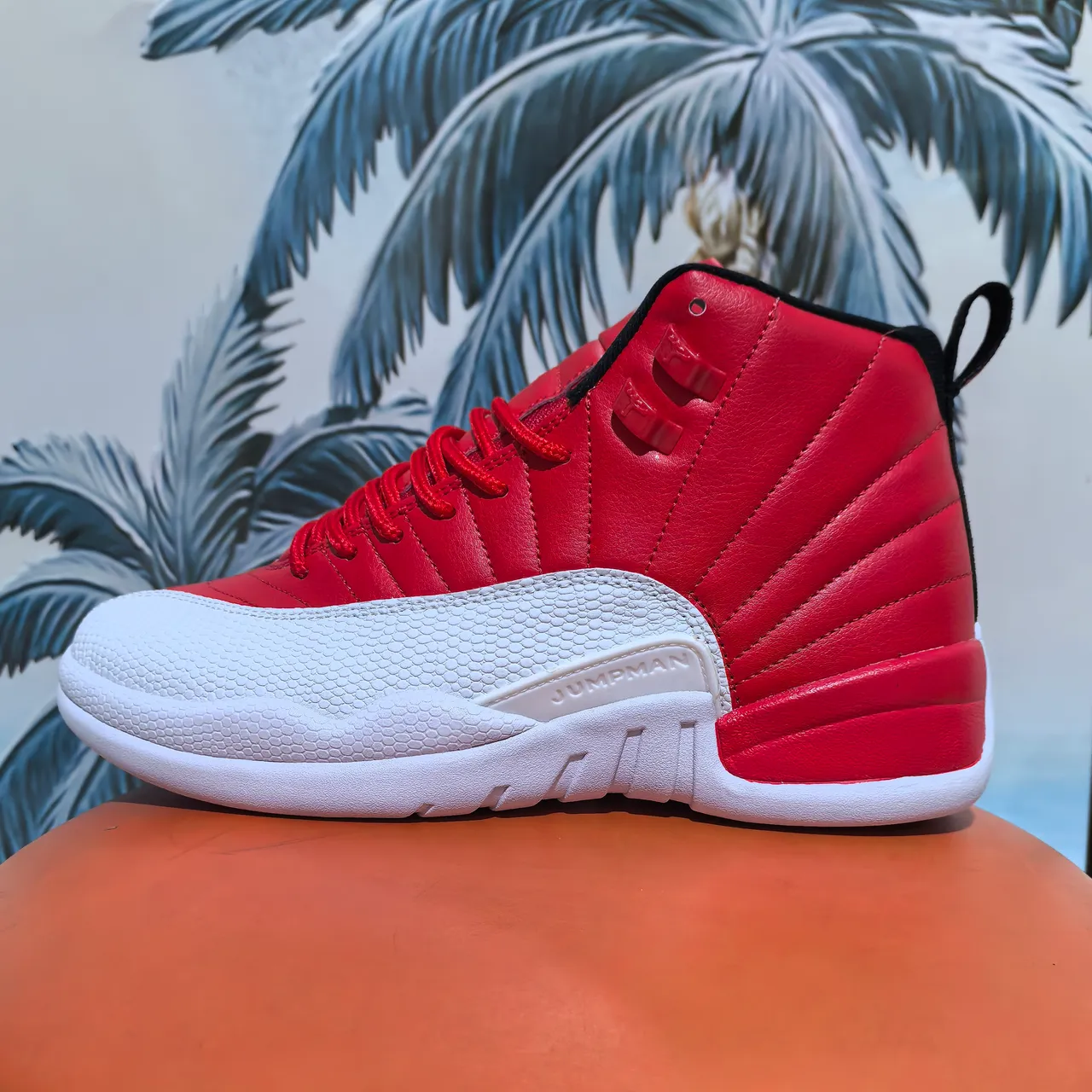 Zapatillas de baloncesto Air Jordan 12 de piel de serpiente blanco y morado 17