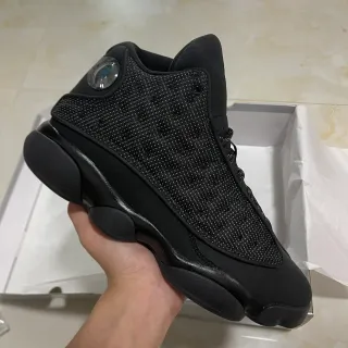 Air Jordan 13 ব্ল্যাক মনোক্রোম বাস্কেটবল জুতো
