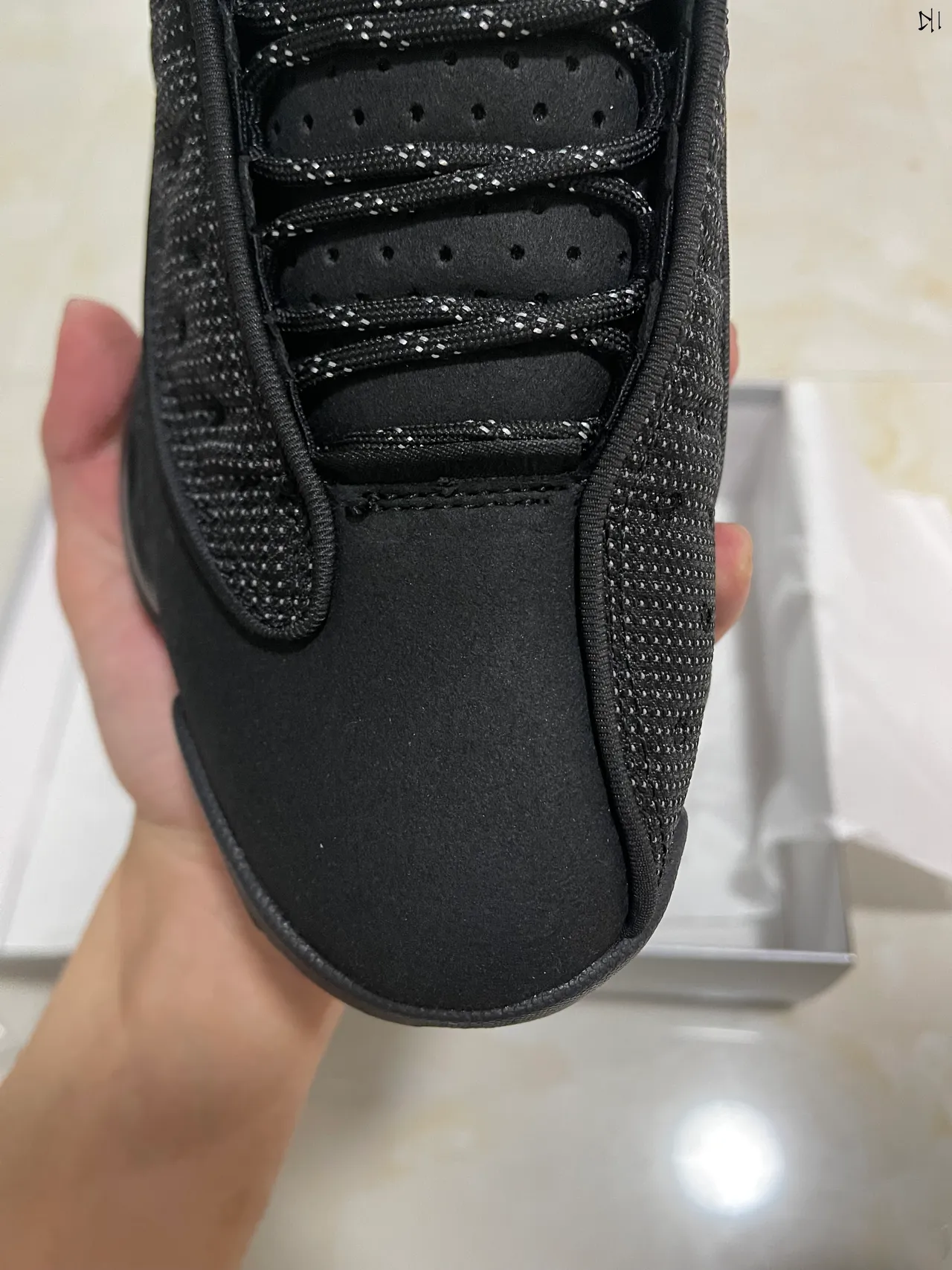 Chaussures de basketball Air Jordan 13 noir monochrome 3