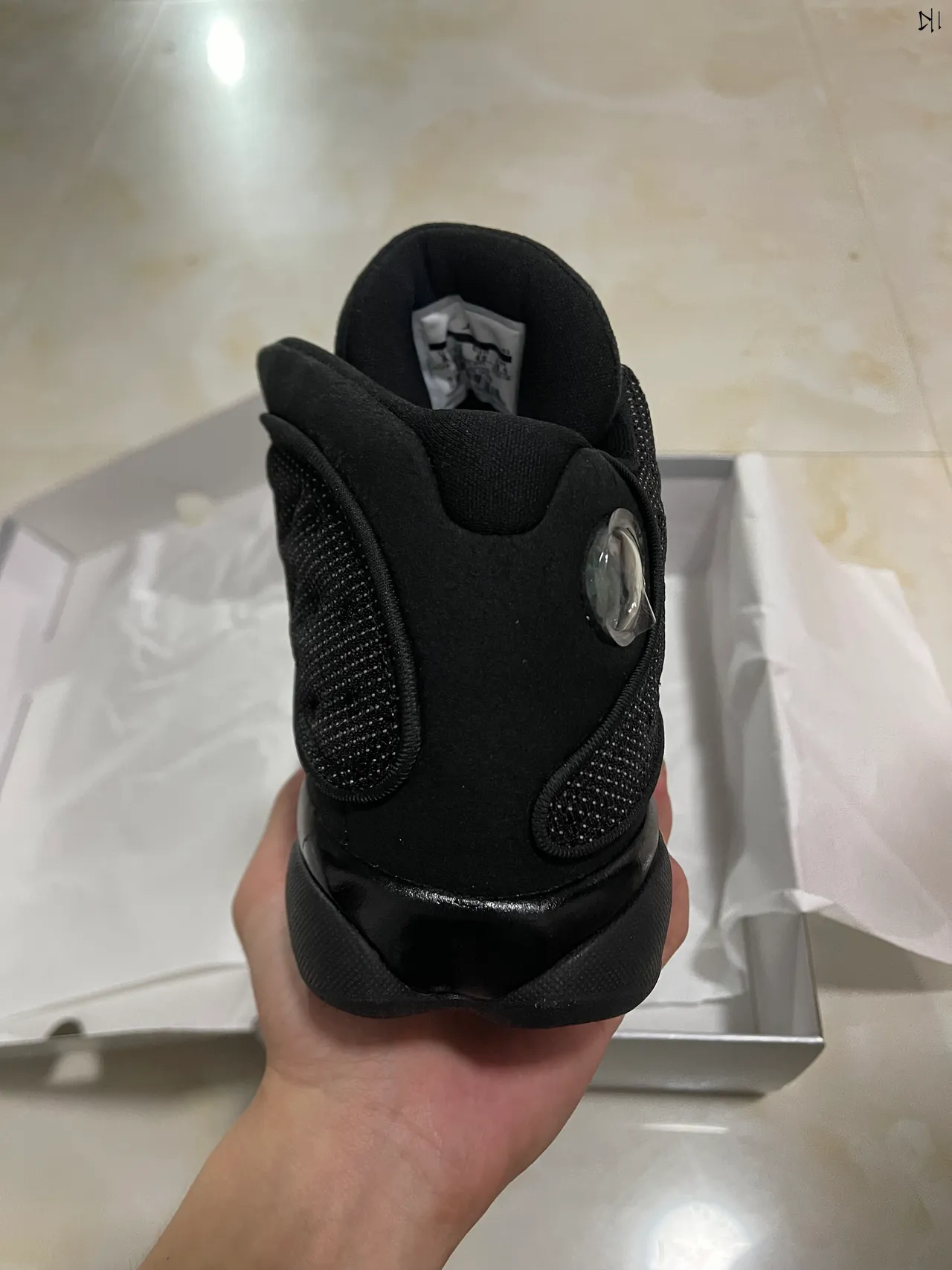 Chaussures de basketball Air Jordan 13 noir monochrome 8