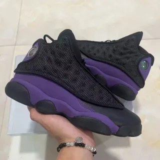 Air Jordan 13 黑紫篮球鞋