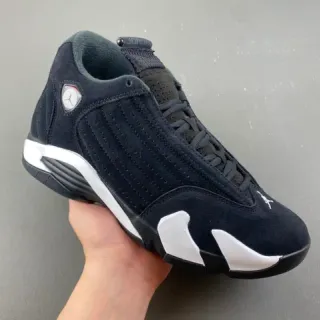 Air Jordan 14 Tênis de Basquete Preto Branco