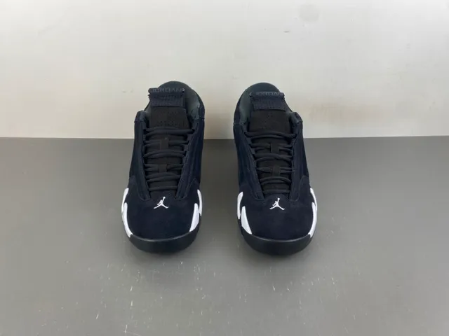 Air Jordan 14 Zapatos de Baloncesto Negro Blanco 11