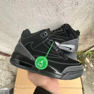 Tênis de basquete Air Jordan 3 com estampa de elefante preto