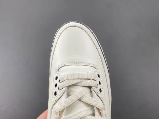 Air Jordan 3 Off-White Silver Elephant Basketball Shoes 5