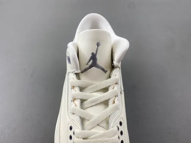 Air Jordan 3 Off-White Silver Elephant Basketball Shoes 6