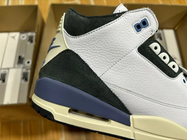 Air Jordan 3 白色 海军蓝 黑色 米色 篮球鞋 3