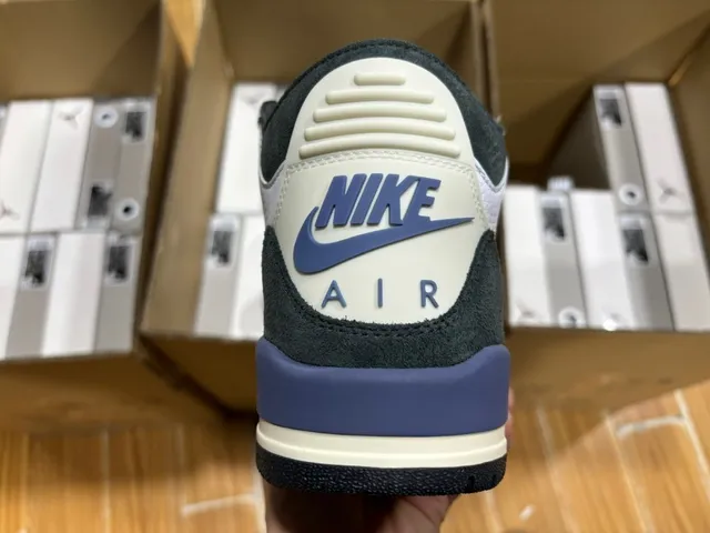 Air Jordan 3 白色 海军蓝 黑色 米色 篮球鞋 5