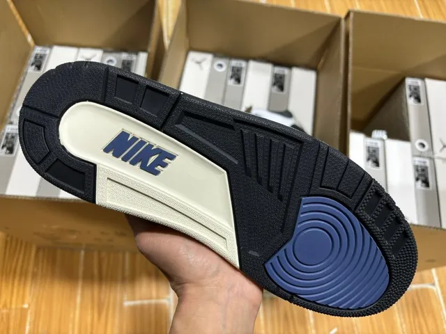 Air Jordan 3 白色 海军蓝 黑色 米色 篮球鞋 8