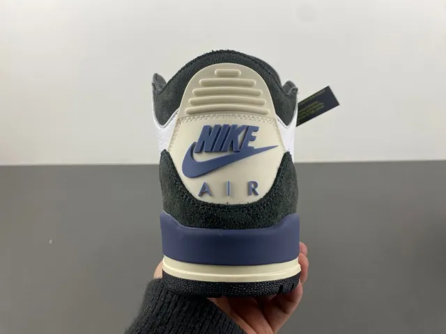 Air Jordan 3 白色 海军蓝 黑色 米色 篮球鞋 10