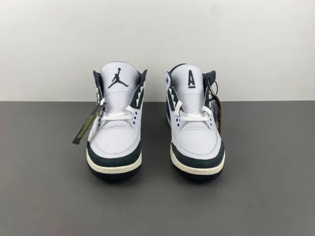 Air Jordan 3 白色 海军蓝 黑色 米色 篮球鞋 17
