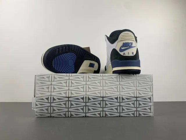 Air Jordan 3 白色 海军蓝 黑色 米色 篮球鞋 22