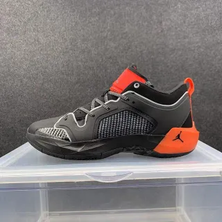 Air Jordan 37 কালো কমলা মেশ বাস্কেটবল জুতো