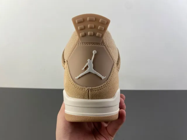 Air Jordan 4 বেইজ ফ্লিস হাই-টপ বাস্কেটবল জুতো 4
