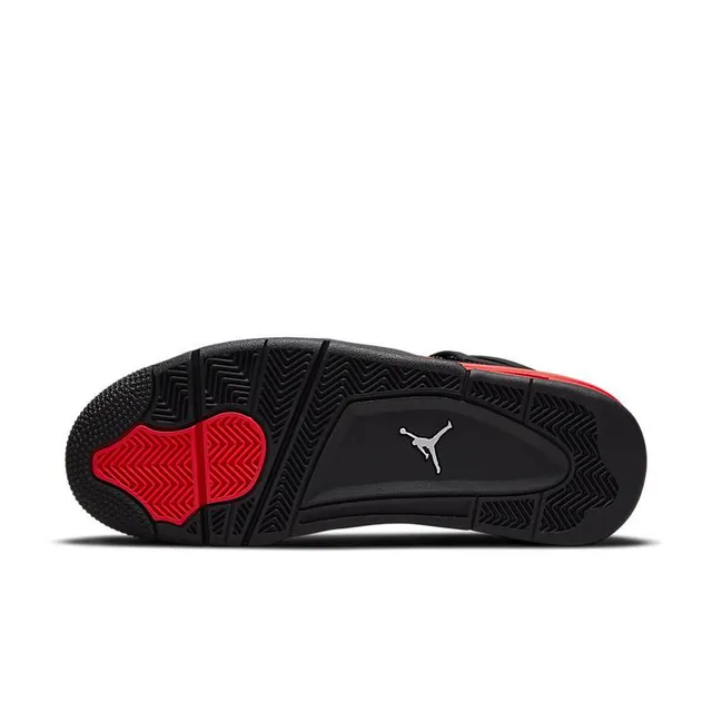 Zapatillas de baloncesto Air Jordan 4 negro y rojo universitario 6