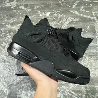 Air Jordan 4 单色黑 篮球鞋
