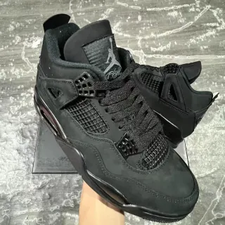 Air Jordan 4 Monochrome Black zapatillas de baloncesto