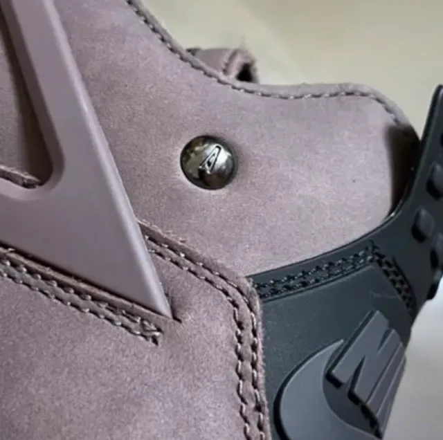 Air Jordan 4 Tênis de Basquete de Camurça Marrom Mate 4