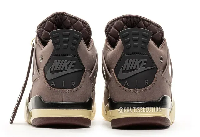 Air Jordan 4 Tênis de Basquete de Camurça Marrom Mate 18
