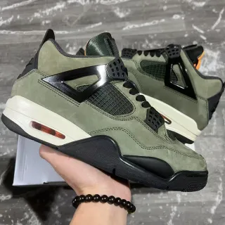 Air Jordan 4 ऑलिव ग्रीन साबर हाई-टॉप बास्केटबॉल जूते