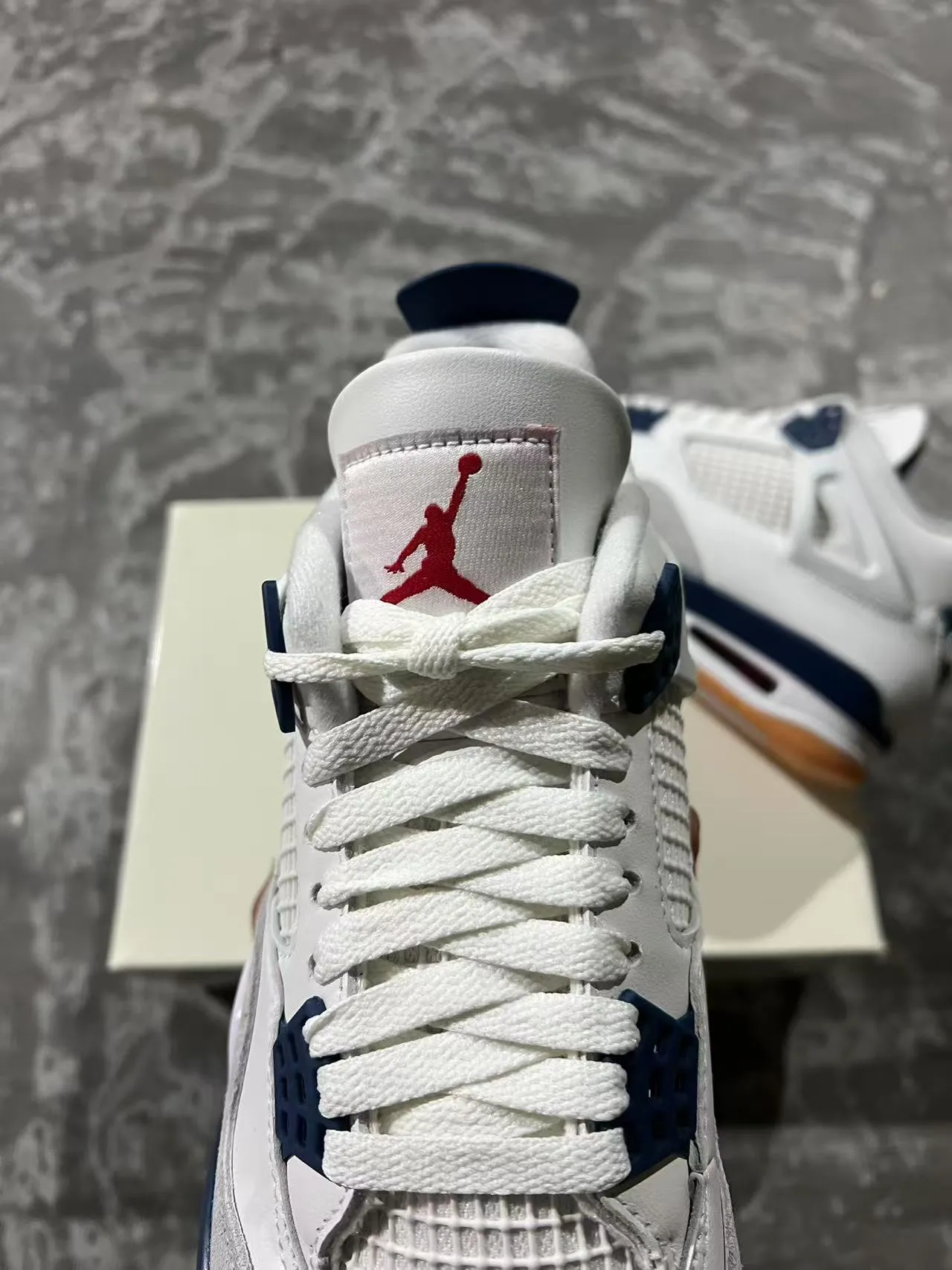Air Jordan 4 White Navy Gum বাস্কেটবল জুতা 4