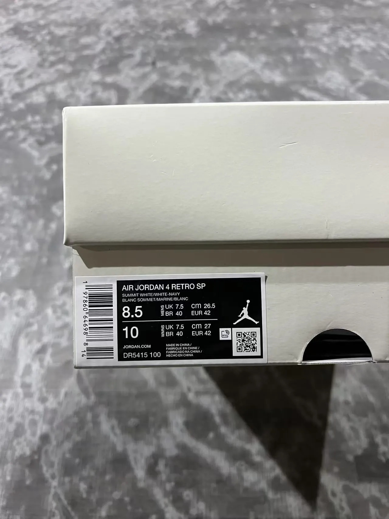 Air Jordan 4 White Navy Gum বাস্কেটবল জুতা 10
